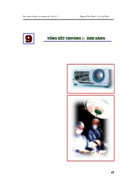 Bài tập cơ bản và nâng cao chương 1 Vật lí lớp 7 - Nguyễn Đức Hiệp
